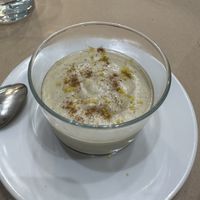 Banana cream with citrus aroma 😋  at Black Salad in Vitoria Gasteiz