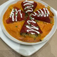 Stuffed peppers at Black Salad in Vitoria Gasteiz