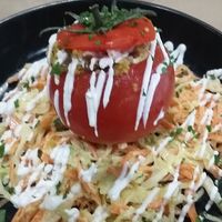 Love their food.. at Black Salad in Vitoria Gasteiz