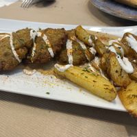 Hamburguesas de seitán  at Black Salad in Vitoria Gasteiz