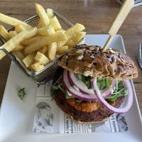 Pumpkin Burger at Gourmet Burger Room in Marbella