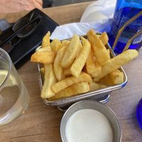 Vegan fries with mayo 🍟  at Gourmet Burger Room in Marbella