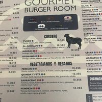 Hamburguesas vegetarianas y veganas at Gourmet Burger Room in Marbella