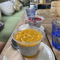 Chiapudding with mango 🥭   at Celicioso in Marbella