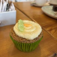 Carrot cupcake  at Celicioso in Marbella