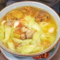 Vietnamese Vegan Noodle Soup at The Veg - Organic Vego and Tea in Hanoi