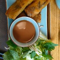 ספרינג רול at The Veg - Organic Vego and Tea in Hanoi