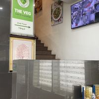Head up to second floor  at The Veg - Organic Vego and Tea in Hanoi