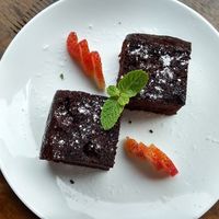 Chocolate Cake (Vegan) at The Veg - Organic Vego and Tea in Hanoi