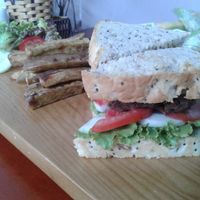 Black Bean chia sandwich  at The Veg - Organic Vego and Tea in Hanoi
