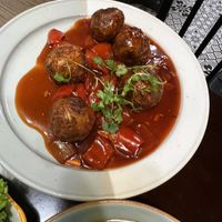 Vegan meat balls  at The Veg - Organic Vego and Tea in Hanoi