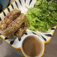 Crispy rolls  at The Veg - Organic Vego and Tea in Hanoi