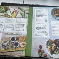 Menu  at The Veg - Organic Vego and Tea in Hanoi