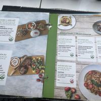 Menu  at The Veg - Organic Vego and Tea in Hanoi