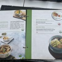 Menu  at The Veg - Organic Vego and Tea in Hanoi