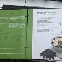 Menu  at The Veg - Organic Vego and Tea in Hanoi