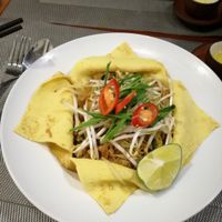 pad thai at The Veg - Organic Vego and Tea in Hanoi
