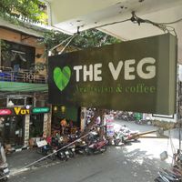 Outside. at The Veg - Organic Vego and Tea in Hanoi