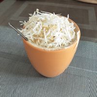 Coconut coffee. at The Veg - Organic Vego and Tea in Hanoi