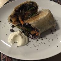 burrito at Flora in Quito