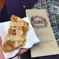 Pineapple pie  at Flora in Quito