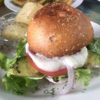 Such a good burger! at Flora in Quito