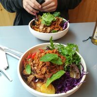 Vegan kebab bowl at beets&roots in Berlin