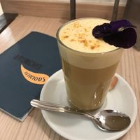 golden latte! w almond milk  at Brunchit in Malaga