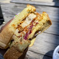 Nashville Hot Chik’n Sandwich (current special)  at J Selby's in St Paul