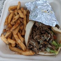 Gryo and fries at J Selby's in St Paul