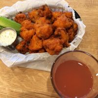 cauliflower wings and a kombucha at J Selby's in St Paul