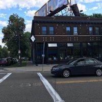 The view walking up Selby!  Another pilgrimage to a new vegan place, so stimulated to be there!   at J Selby's in St Paul