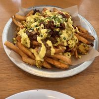 Loaded fries #Veganuary at J Selby's in St Paul