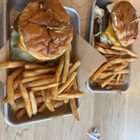 Solo burger and black bean burger   at J Selby's in St Paul