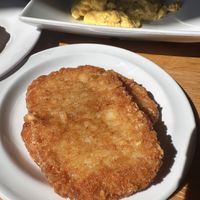 Hash brown patty ($1.75) not sure if they always give you two??  at J Selby's in St Paul