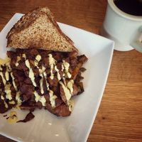 Spicy brunch hash!  at J Selby's in St Paul