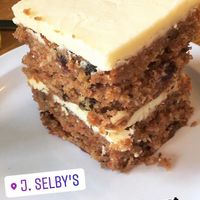 The best carrot cake I’ve ever had at J Selby's in St Paul