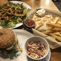 Chicken Caesar salad, Big Mac, and Crunchwrap supreme  at J Selby's in St Paul