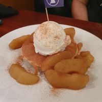 Apple pancakes at The Pancake Parlour - Melbourne Central in Melbourne