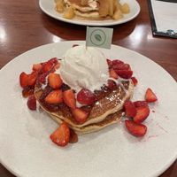 Strawberry plant cakes   at The Pancake Parlour - Melbourne Central in Melbourne