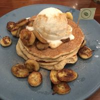 Jamaican banana pancakes   at The Pancake Parlour - Melbourne Central in Melbourne