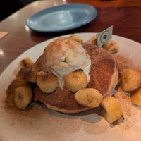 Jamaica plantcakes at The Pancake Parlour - Melbourne Central in Melbourne
