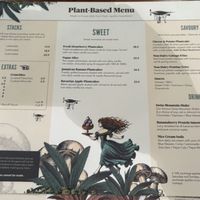 Plant based menu   at The Pancake Parlour - Melbourne Central in Melbourne