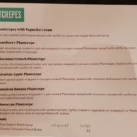 Ask for vegan menu at The Pancake Parlour - Melbourne Central in Melbourne