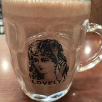 choc malted almond milk at The Pancake Parlour - Melbourne Central in Melbourne