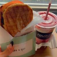 Vegan tofu & avocado with Good Skin smoothie with vegan protein   at Revitasize in Thornhill