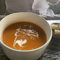 Carrot soup  at Herb Library  in Ubud