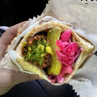 Classic pita 👌🏼😋 at Just Falafs in Fitzroy North