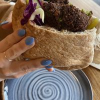 Felafel pita  at Just Falafs in Fitzroy North