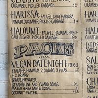 Menu  at Just Falafs in Fitzroy North